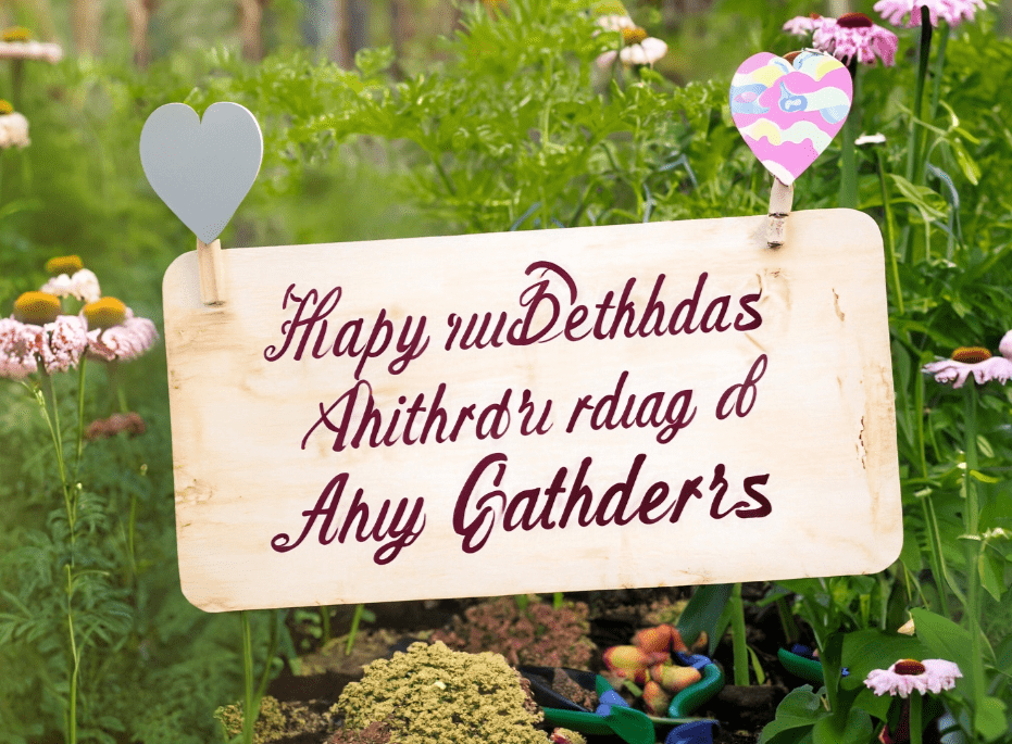 Birthday Wishes For Gardeners