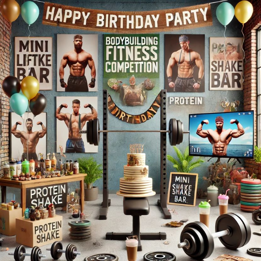 Birthday Party For Bodybuilder