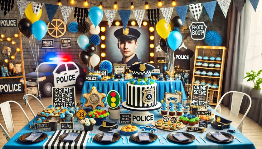 Birthday Party For Police Officer