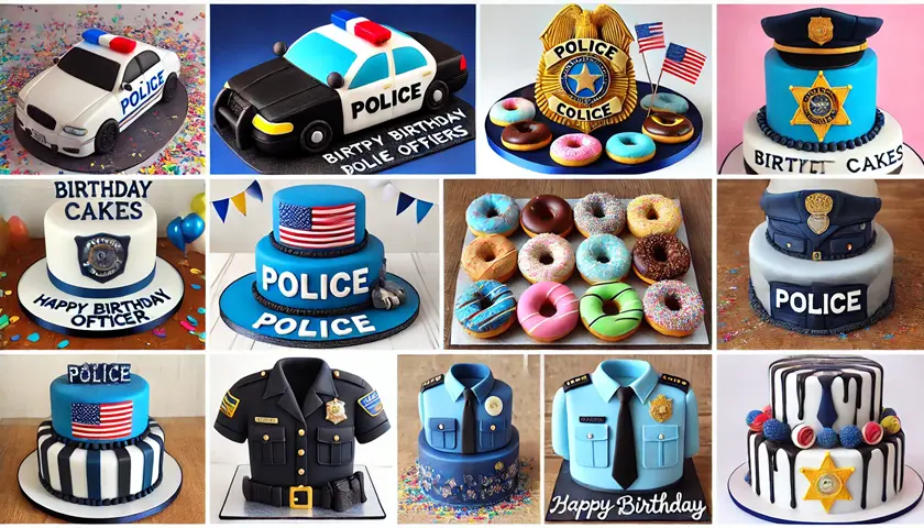 Birthday Cake for Police Officers