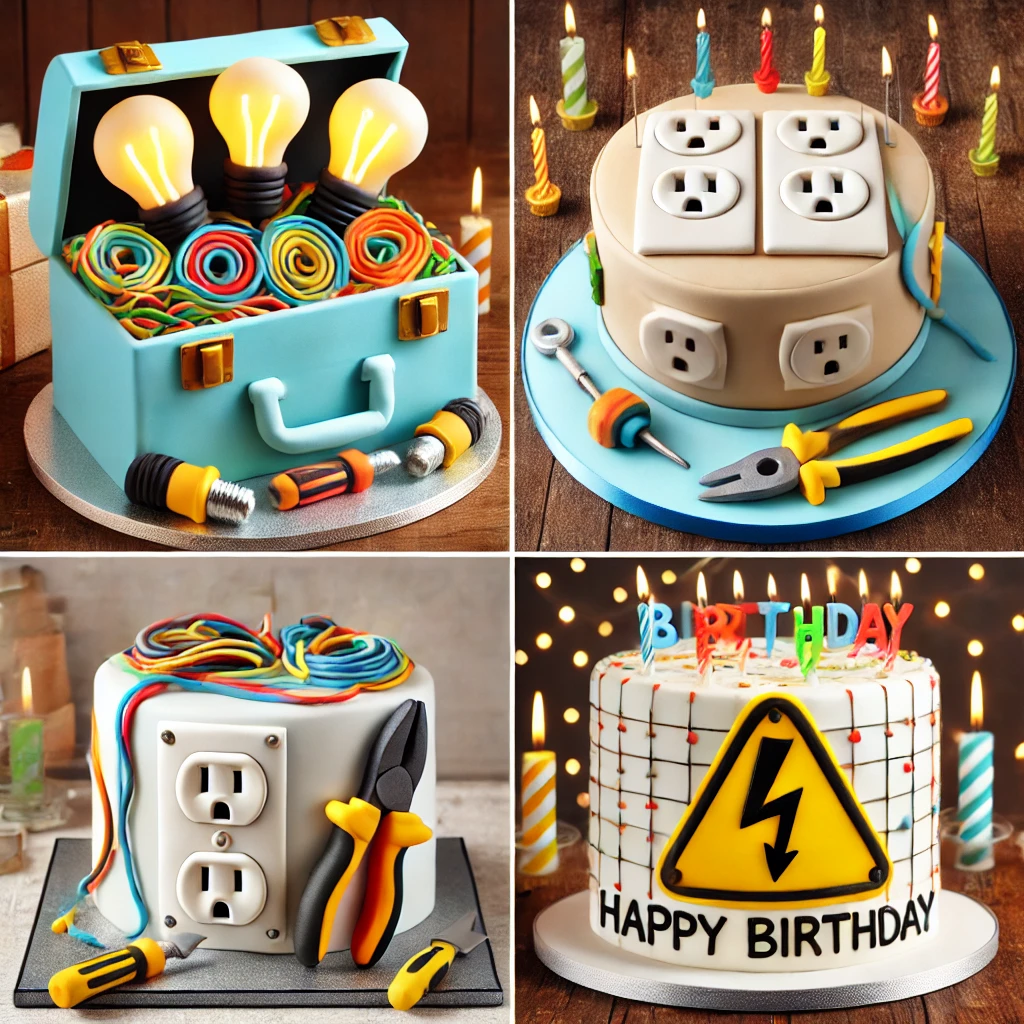 Birthday Cake for Electricians