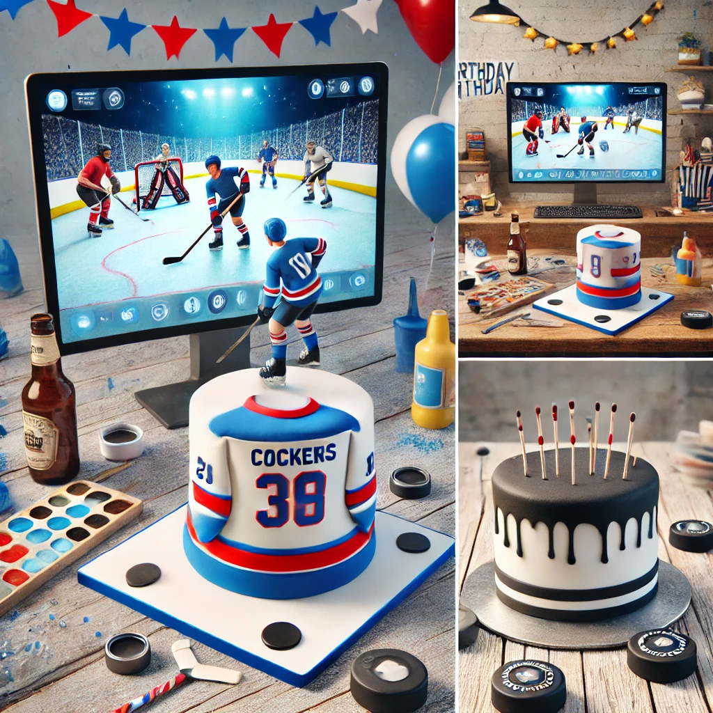 Birthday Cake for Hockey Players