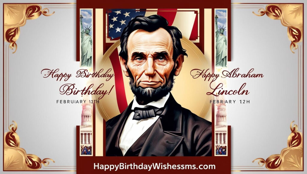 Happy Birthday Abraham Lincoln 12th February Gift Card ideas