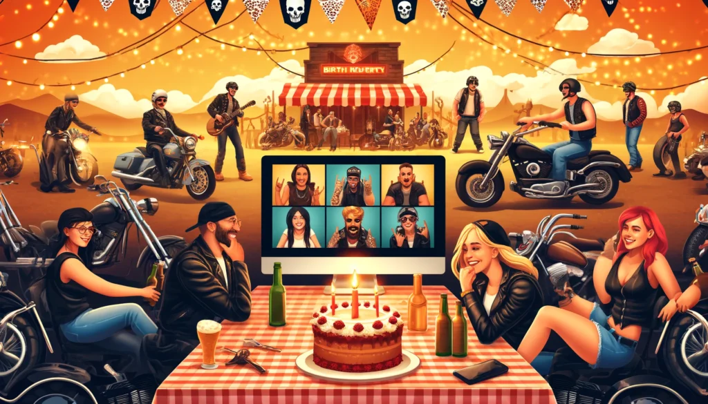 Birthday Party for Biker