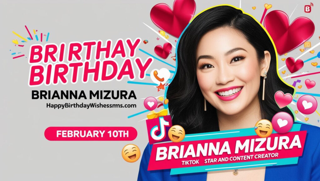 10th February Birthday of Brianna Mizura, American Social media celebrity