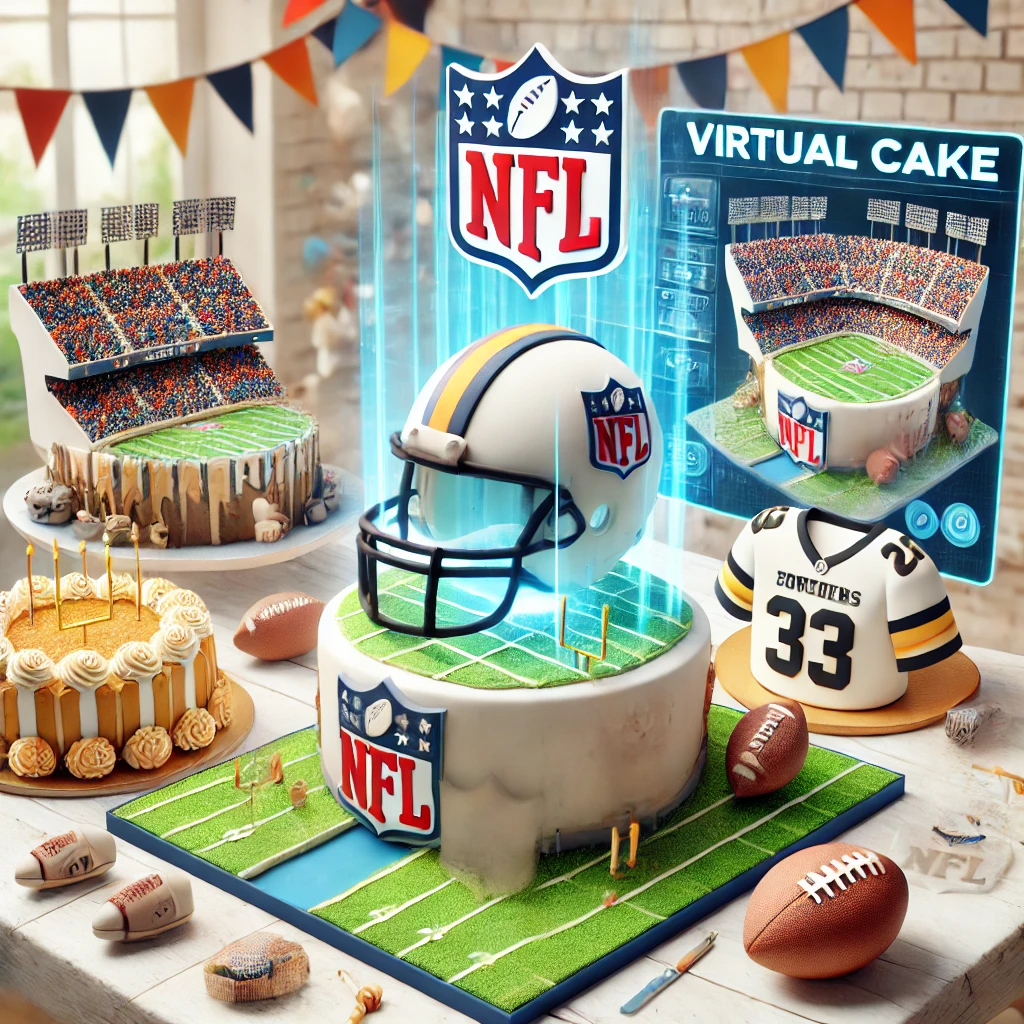 Birthday Cake for American Footballer