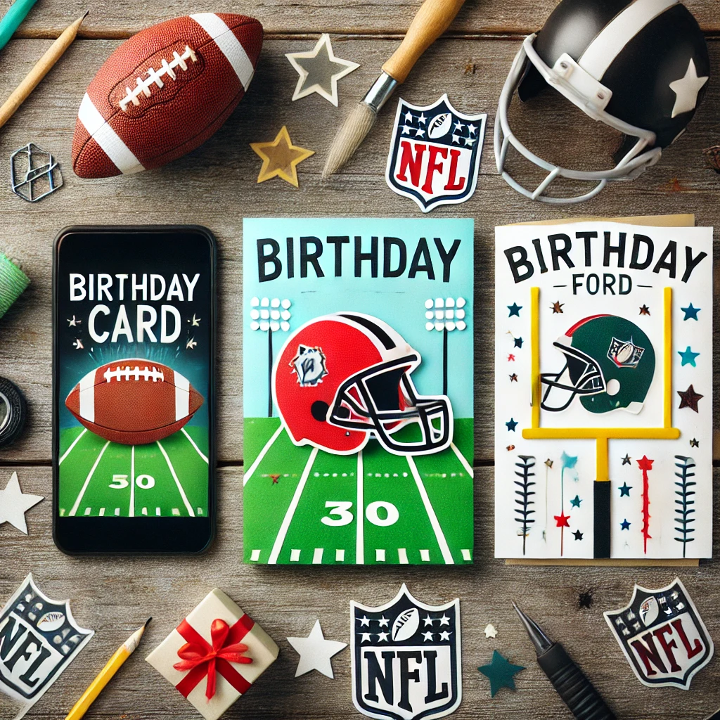 Birthday Card for American Footballer 1