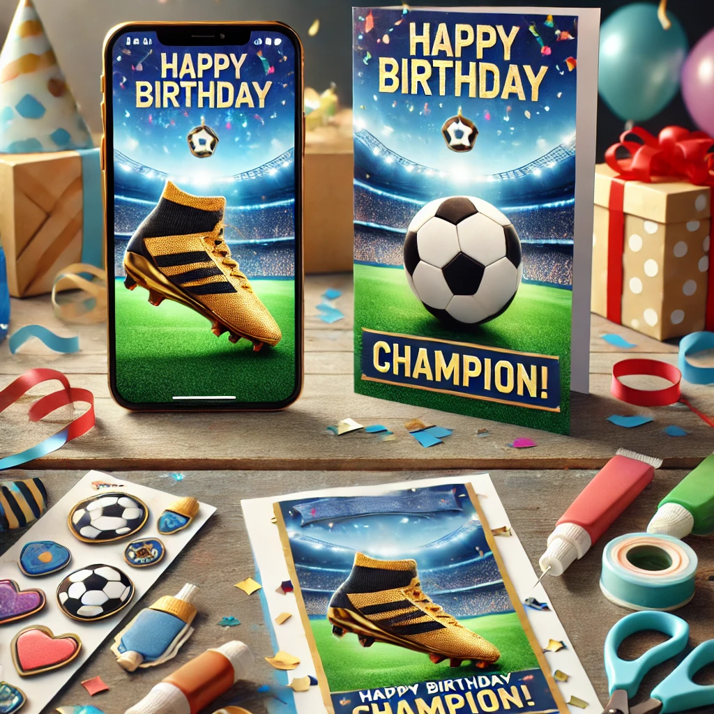 Birthday Card for Footballer