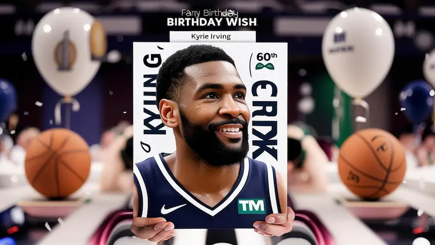 Birthday wishes card Ideas for Kyrie Irving