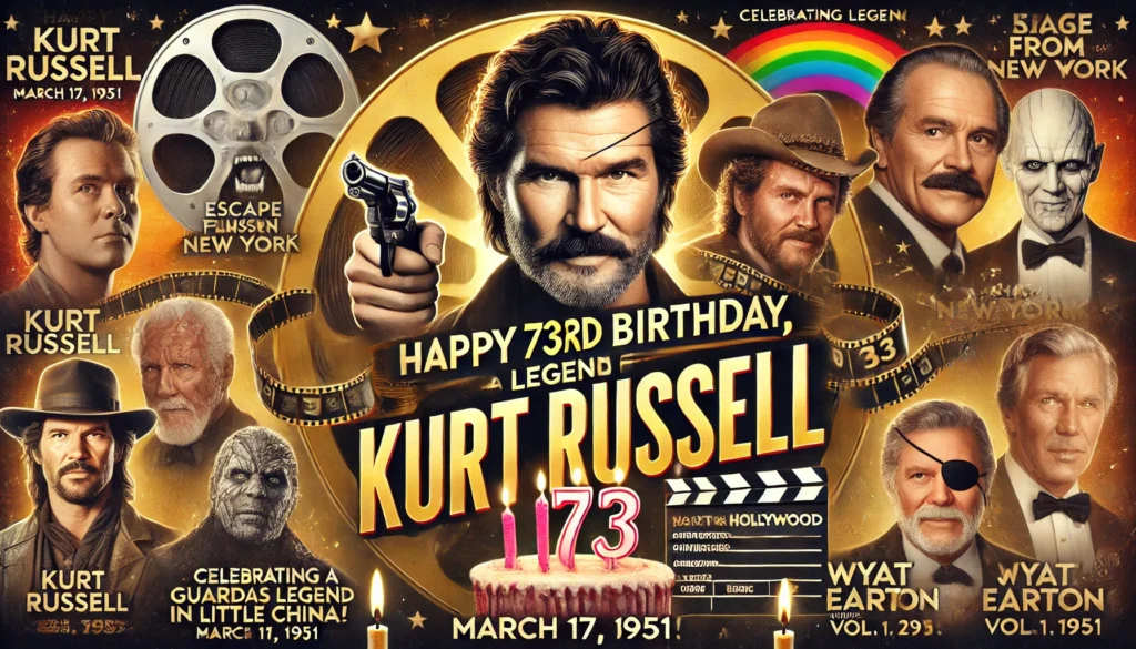 Kurt Vogel Russell was born on 17th March 1951 in Springfield, Massachusetts, United States. 