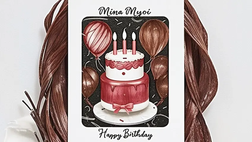 Mina Myoi Birthday Cake Inspirations