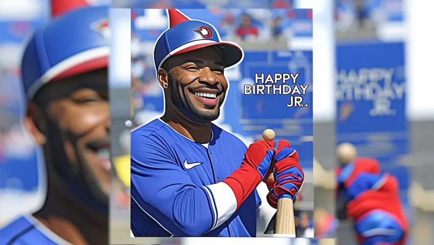 Vladimir Guerrero Jr Birthday Card