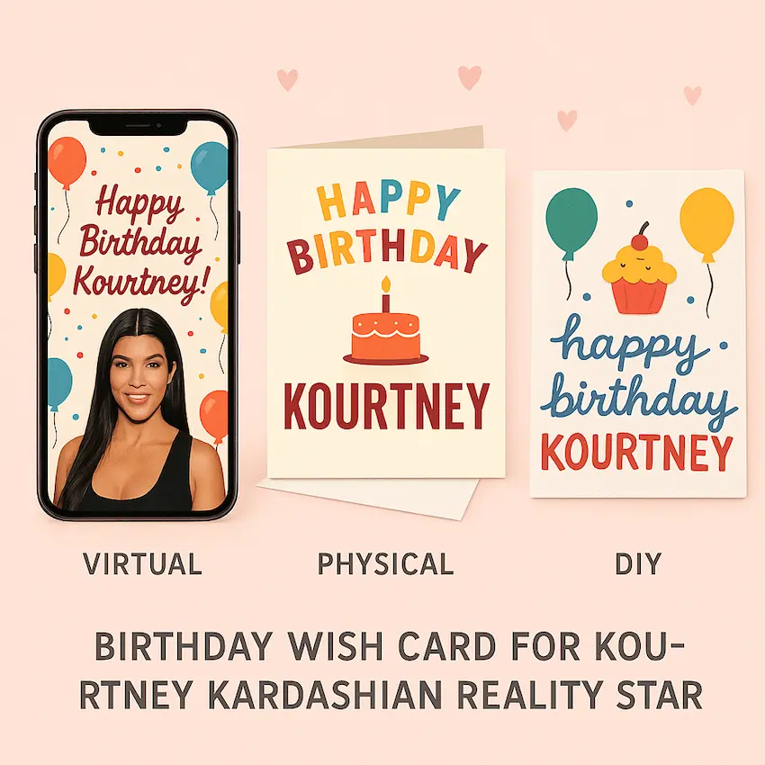 Birthday Card Ideas For Kourtney Kardashian