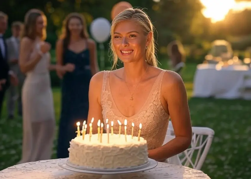 Birthday Party Ideas For Tennis Player Maria Sharapova