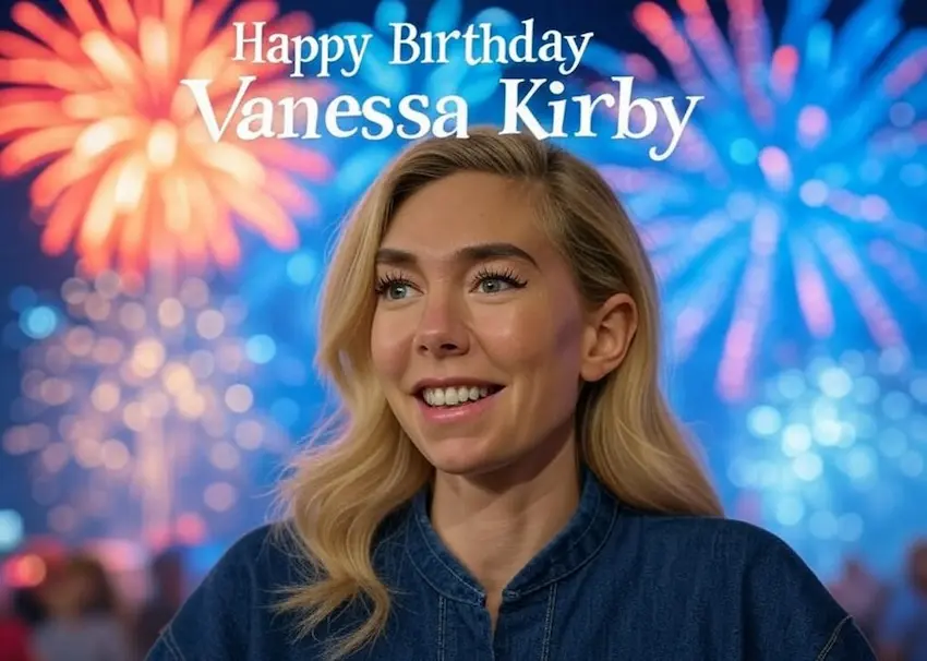 Birthday Wishes Ideas For Movies Actress Vanessa Kirby