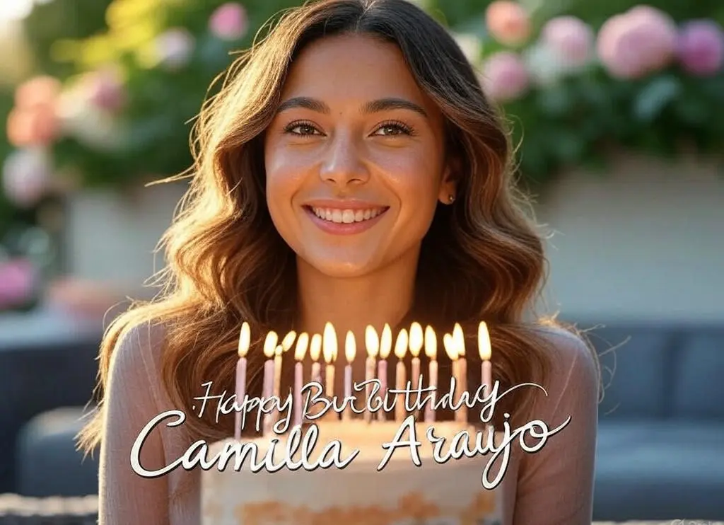 Birthday of Camilla Araujo