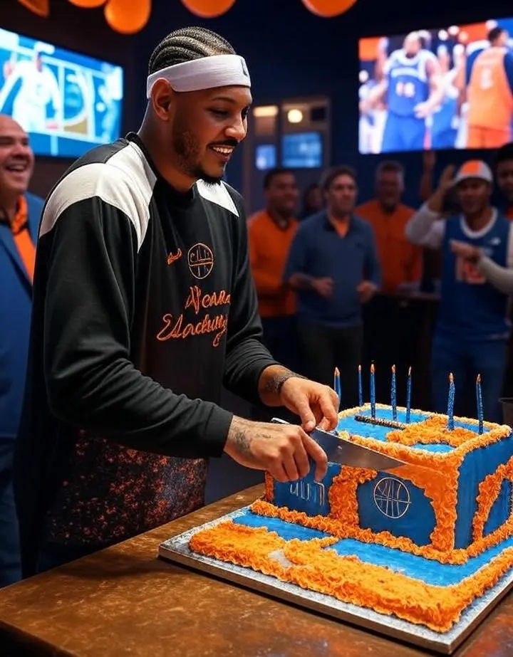 Arrange a Fan Party for Carmelo Anthony