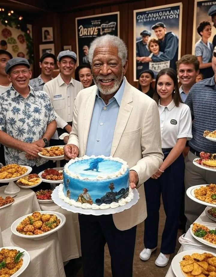 Arrange a Fan Party for Morgan Freeman