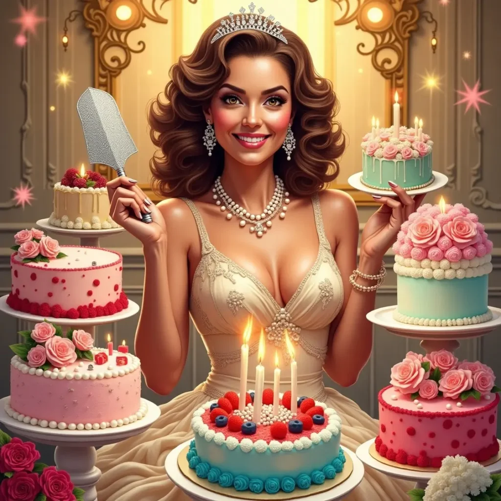 Birthday Cake For Audrey Hepburn