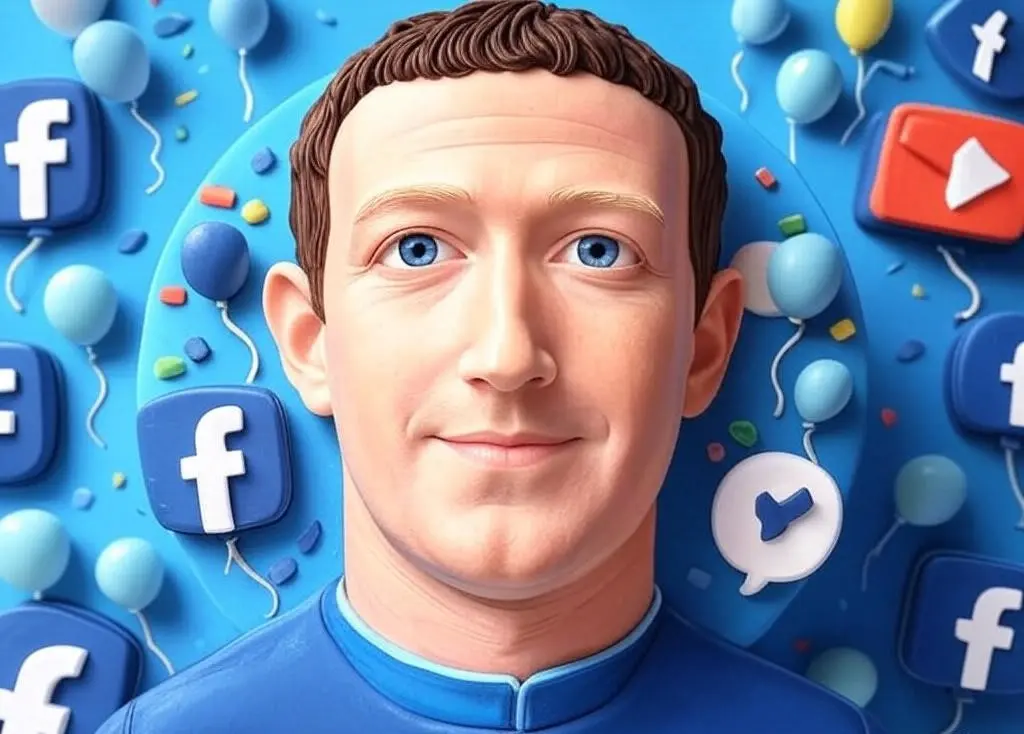 Birthday Cake For FB Founder Mark Zuckerberg