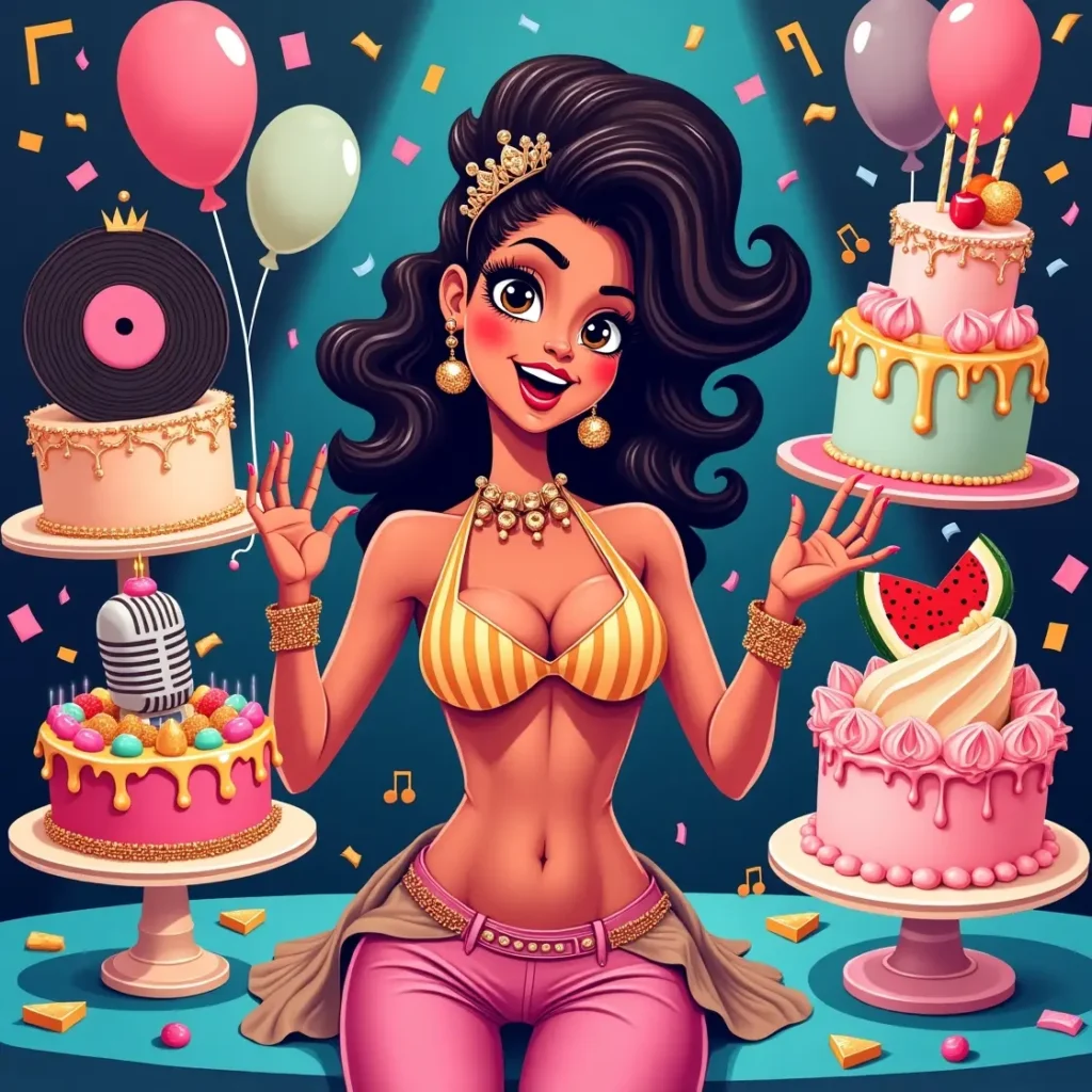 Birthday Cake For Janet Jackson