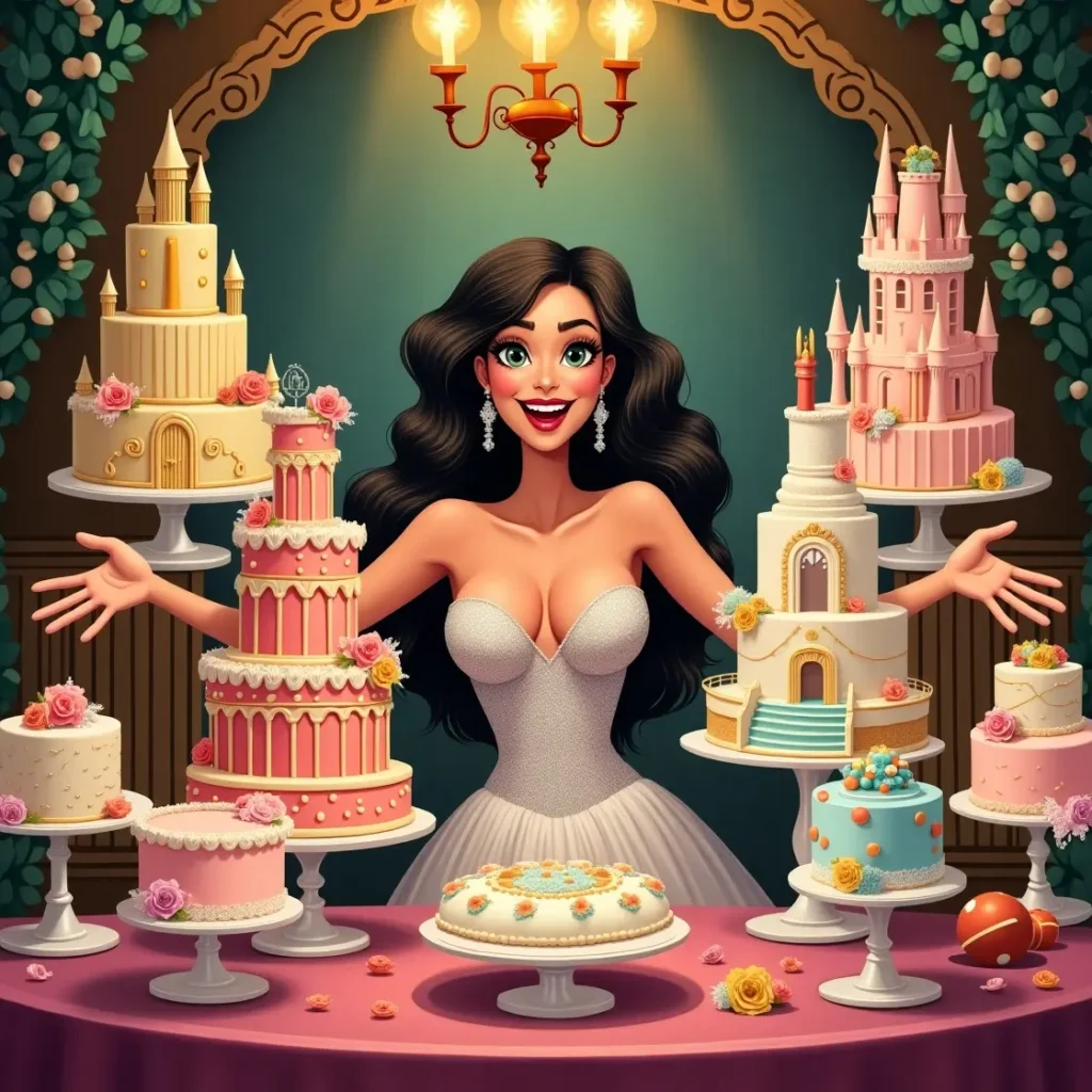 Birthday Cake For Movie Actress Naomi Scott