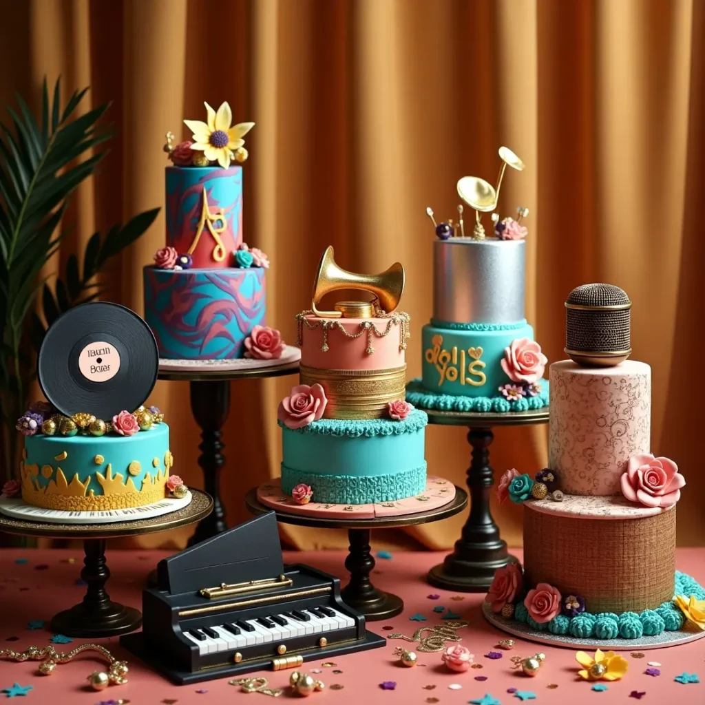 Birthday Cake For Pop Singer