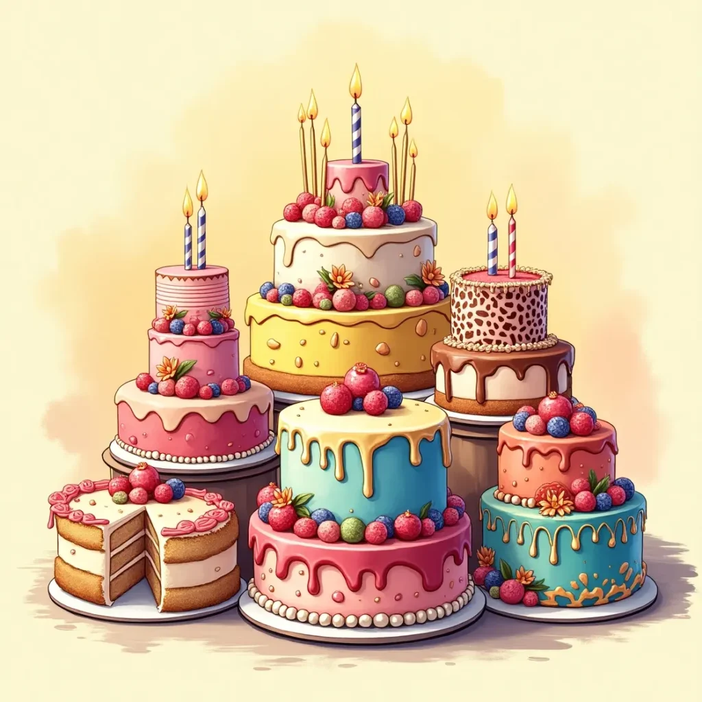 Birthday Cake For TV Actress Hendricks