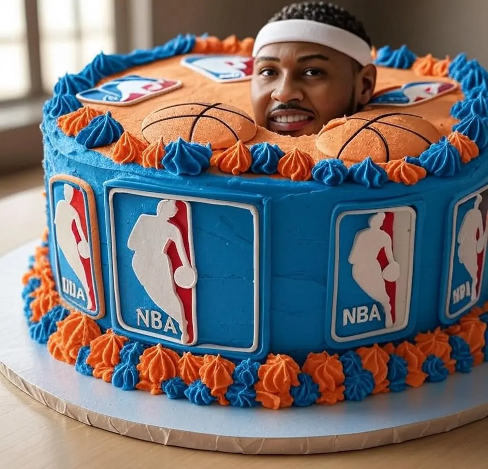 Birthday Cake Idea for Carmelo Anthony