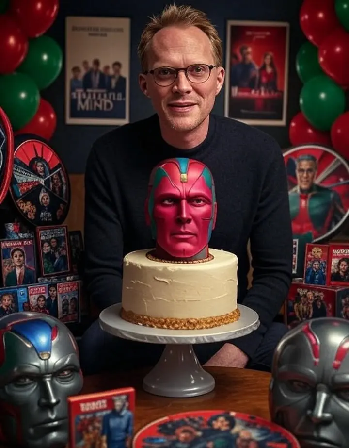 Birthday Cake Idea for Movie Actor Paul Bettany