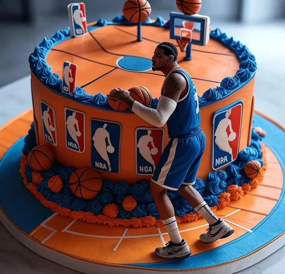 Birthday Cake Idea for NBA Player Carmelo Anthony