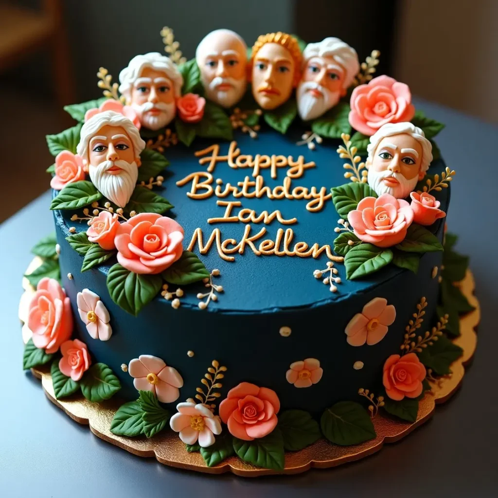 Birthday Cake Ideas For Movie Actor Ian McKellen