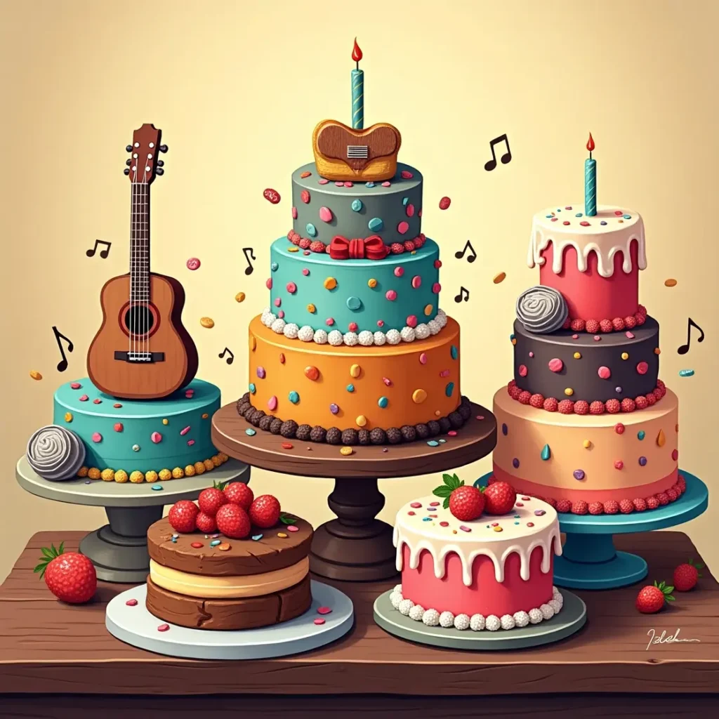 Birthday Cake Ideas for Folk Singer Bob Dylan