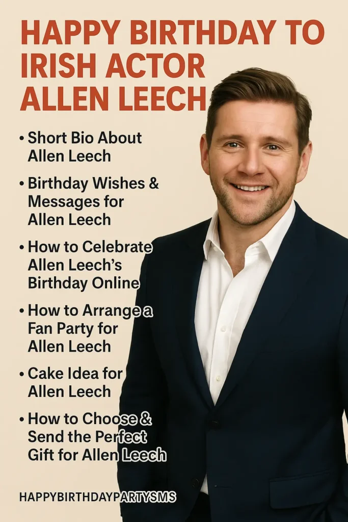 Birthday Wishes Messages for Allen Leech