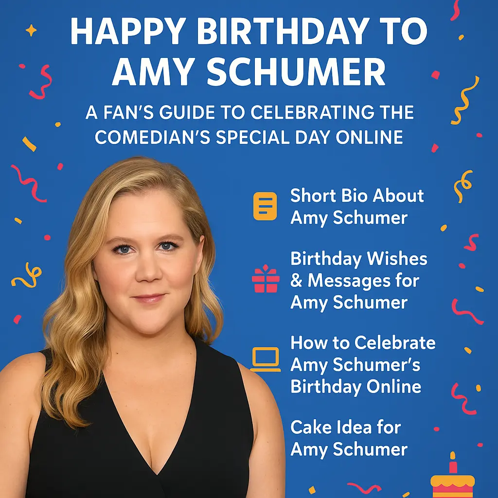 Birthday Wishes Messages for Amy Schumer