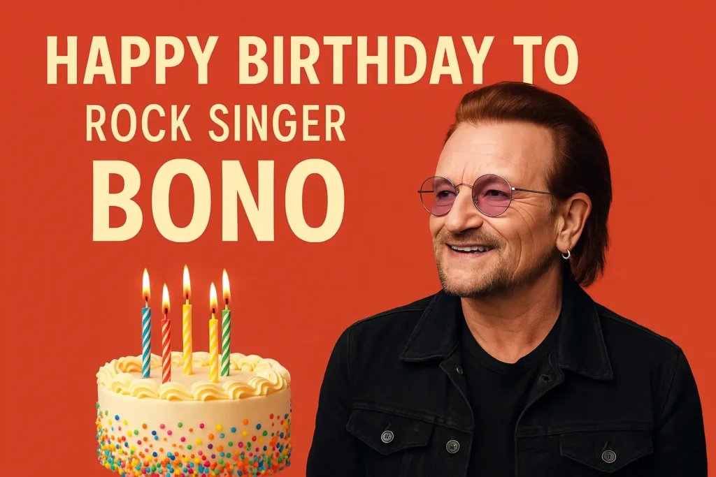 Birthday Wishes Messages for Bono