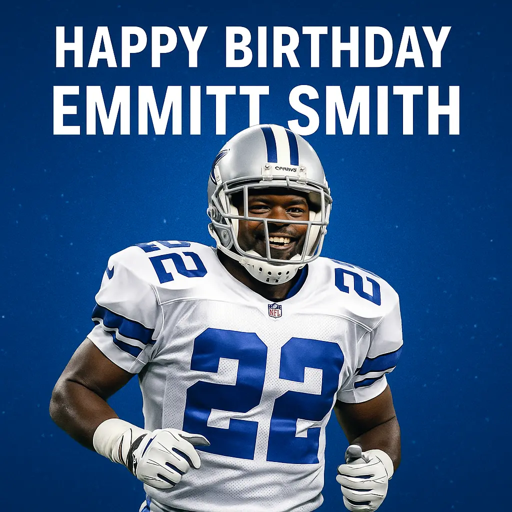 Birthday Wishes Messages for Emmitt Smith