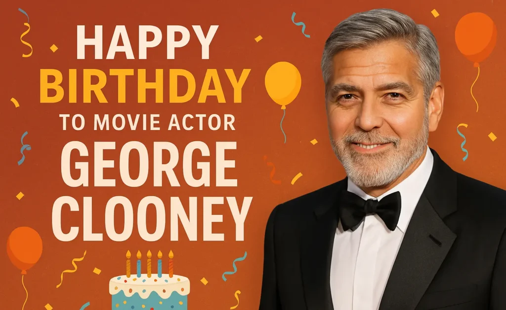 Birthday Wishes Messages for George Clooney