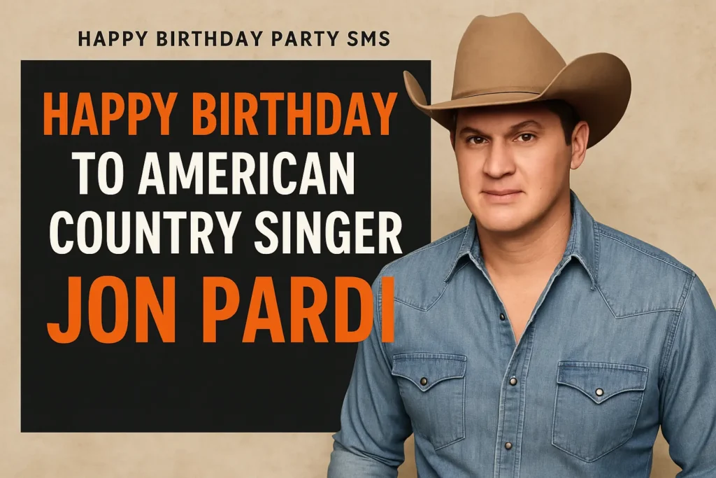 Birthday Wishes Messages for Jon Pardi