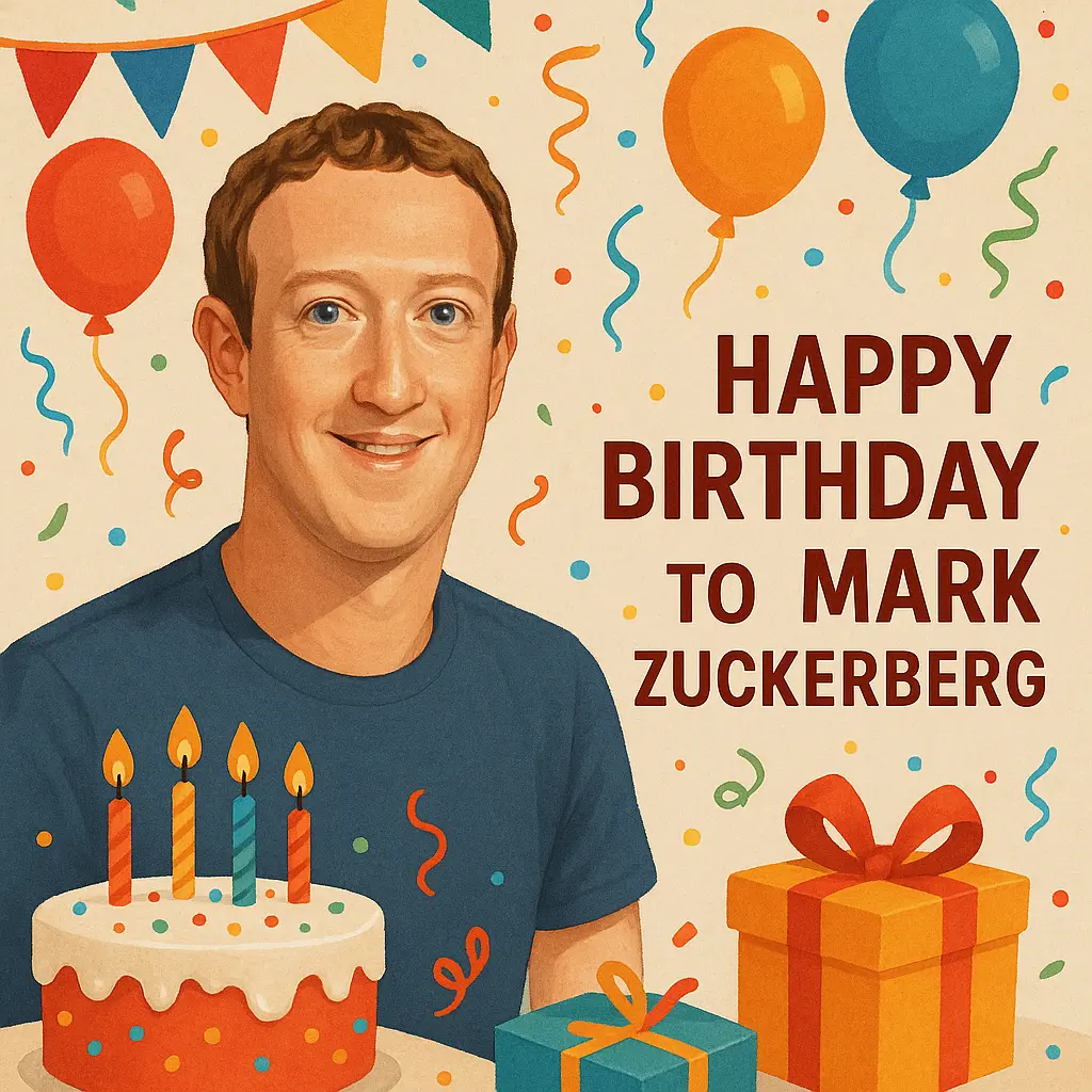 Birthday Wishes Messages for Mark Zuckerberg