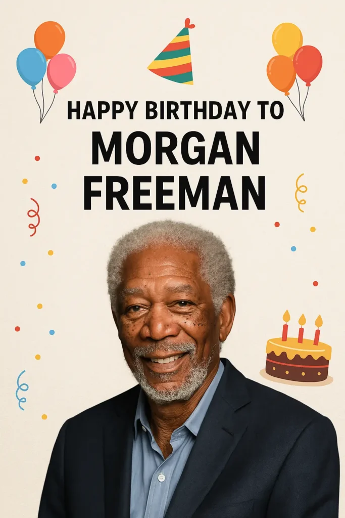 Birthday Wishes Messages for Morgan Freeman