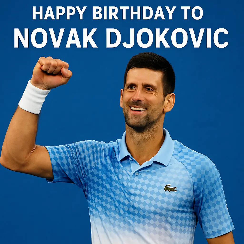 Birthday Wishes Messages for Novak Djokovic
