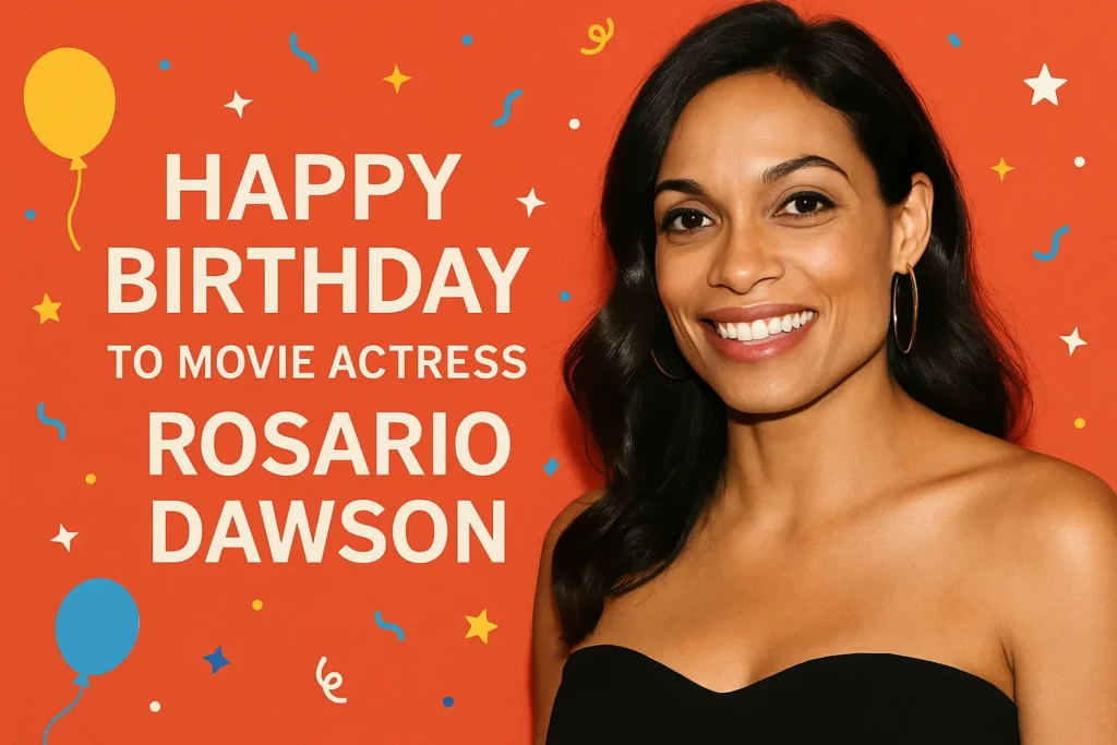 Birthday Wishes Messages for Rosario Dawson