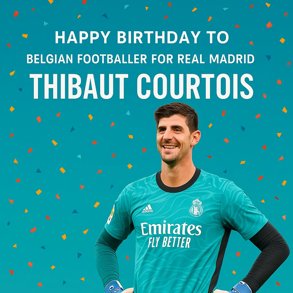 Birthday Wishes Messages for Thibaut Courtois