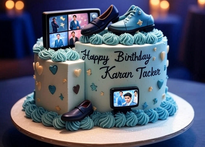 Birthday cake for Karan Tacker Birthday cake for Karan Tacker