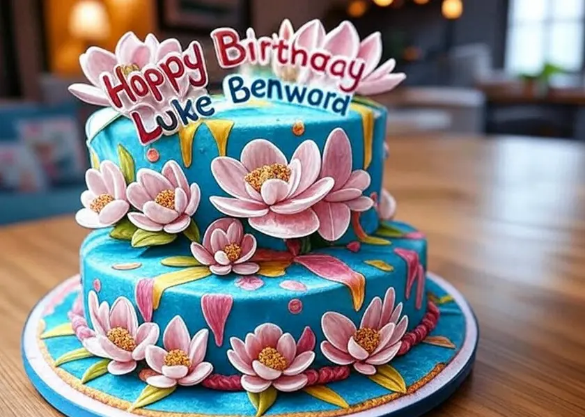 Birthday cake for Luke Benward
