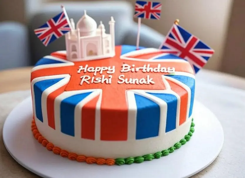 Birthday cake for Rishi Sunak