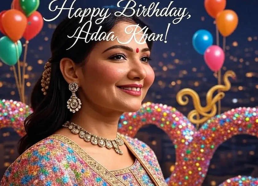 Birthday of Adaa Khan Birthday of Adaa Khan