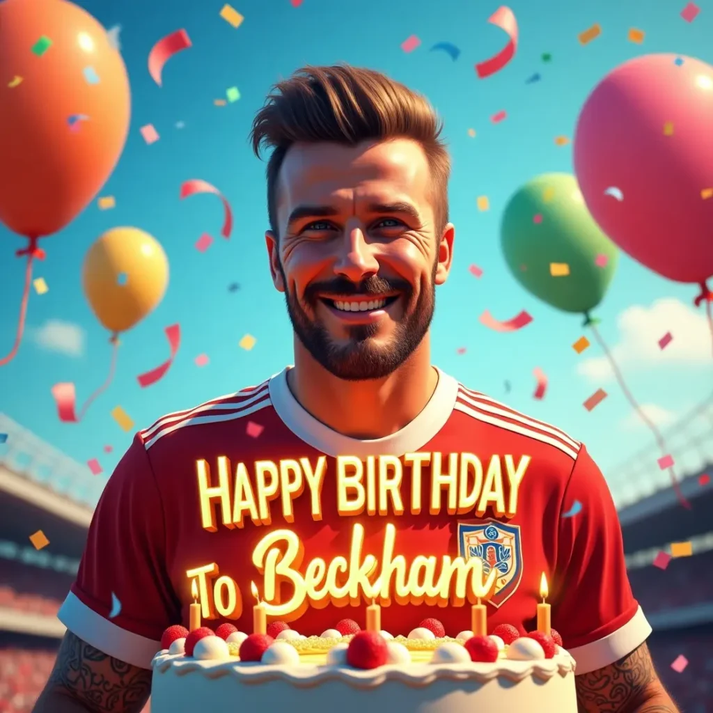 Birthday of David Beckham