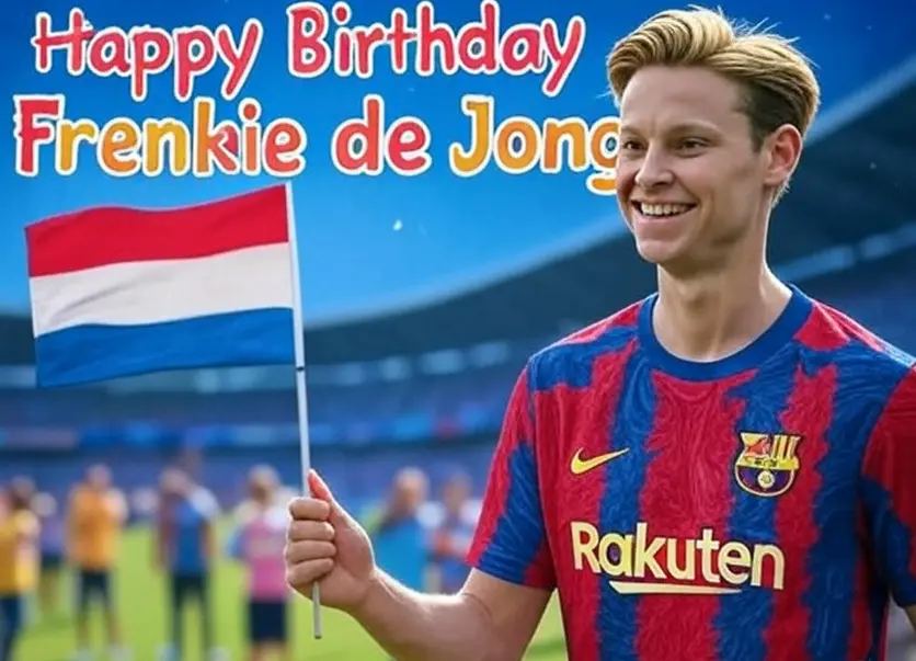 Birthday of Frenkie de Jong Birthday of Frenkie de Jong